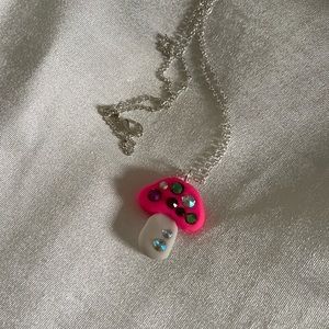 Mushroom handmade with  Swarovski crystal